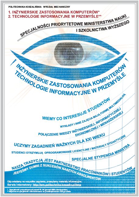 Folder informacyjny specjalnoci: Technologie Informacyjne w Przemyle